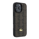 Apple iPhone 16 Pro Max Uyumlu Kılıf Lacoste Orjinal Lisanslı M-safe Şarj Özellikli PU Deri Tasarımlı Kartlıklı Karışık Monogram Desenli Kapak - 2