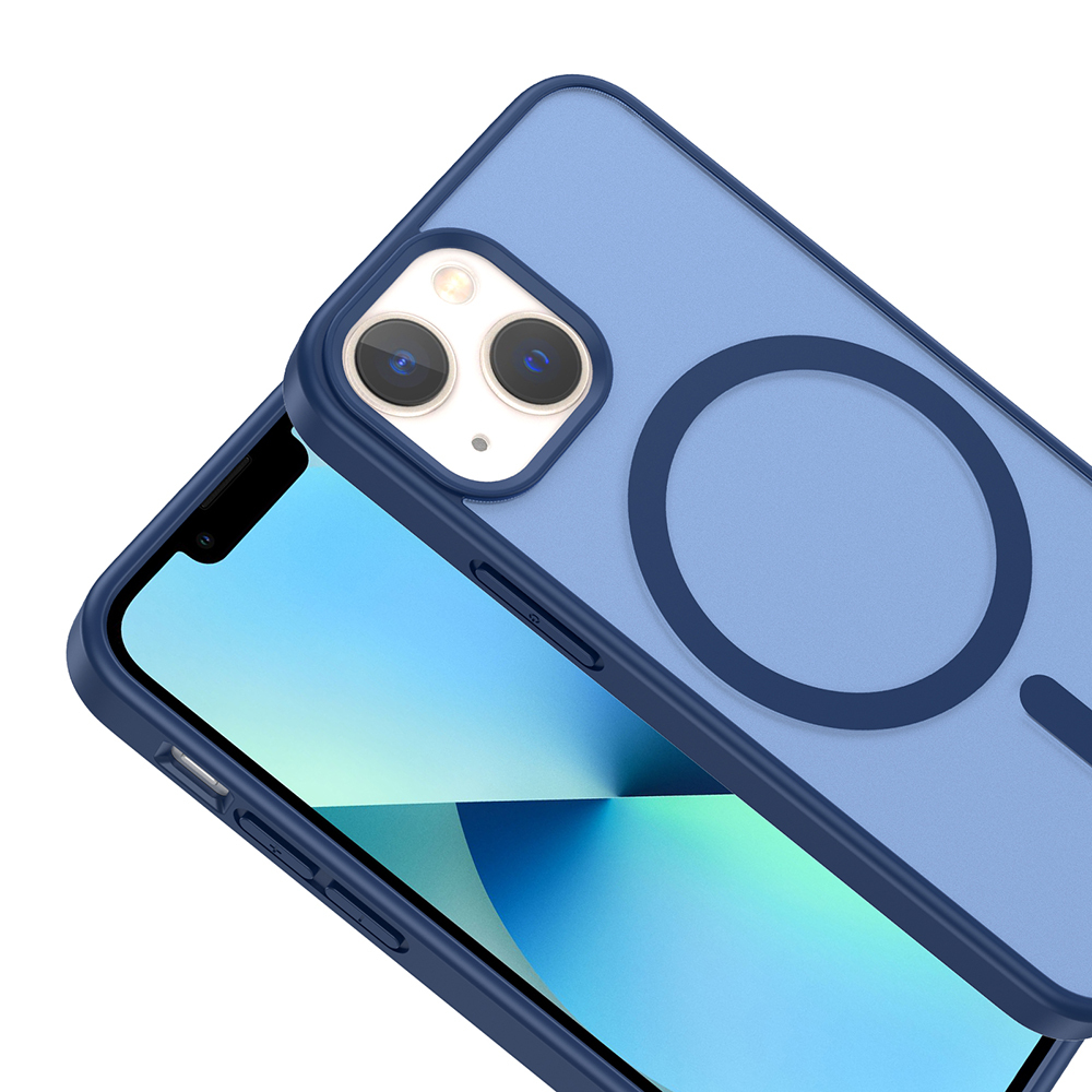 Apple iPhone 13 Mini Uyumlu Kılıf M-safe Şarj Özellikli Zore Babet Kapak - 1