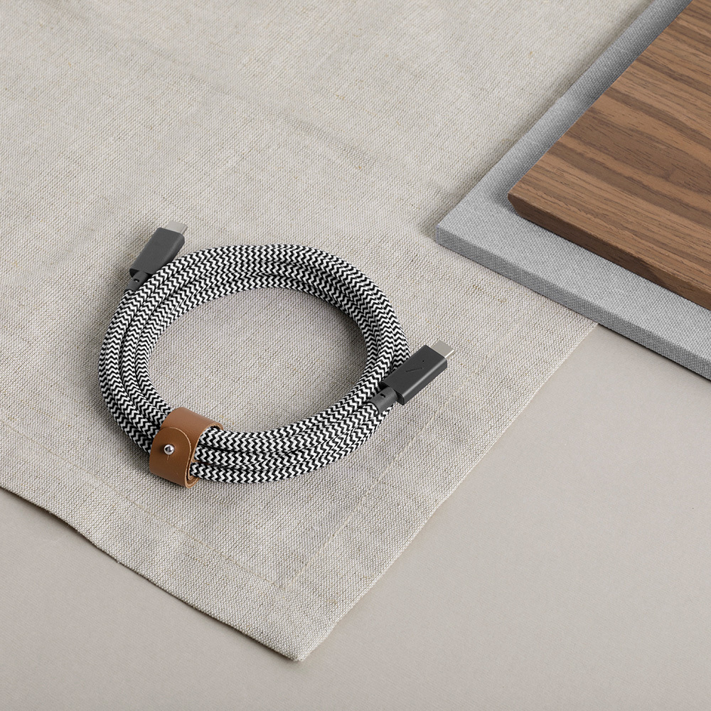Native Union Belt Pro Serisi Type-C to Type-C Şarj Kablosu 240W 2.4M - 4