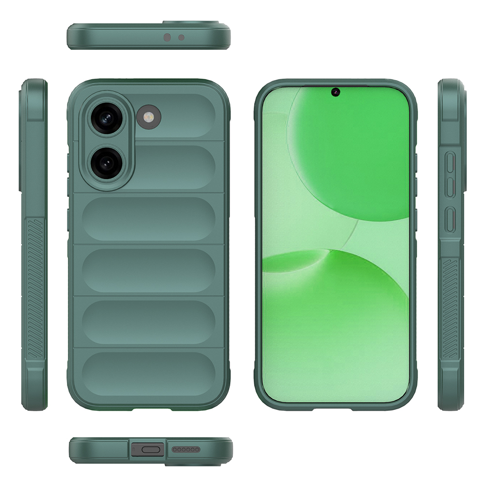 Xiaomi Poco X8 Pro Kılıf Esnek TPU Oyuklu Arka Yüzey Tasarımlı Zore Etnik Silikon Kapak - 3