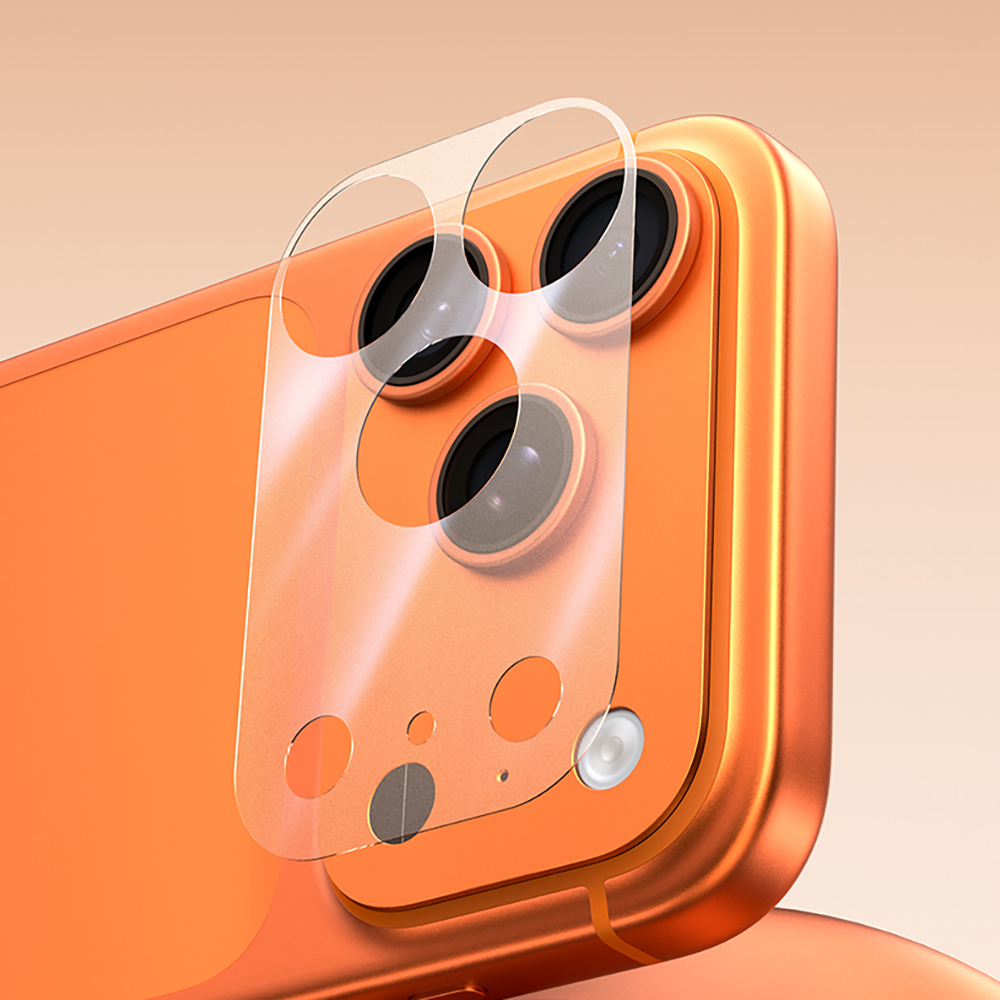 Apple iPhone 17 Pro Uyumlu Benks Çizilmelere Karşı Dayanıklı 0.35mm Mat Kamera Full Lens Koruyucu - 1
