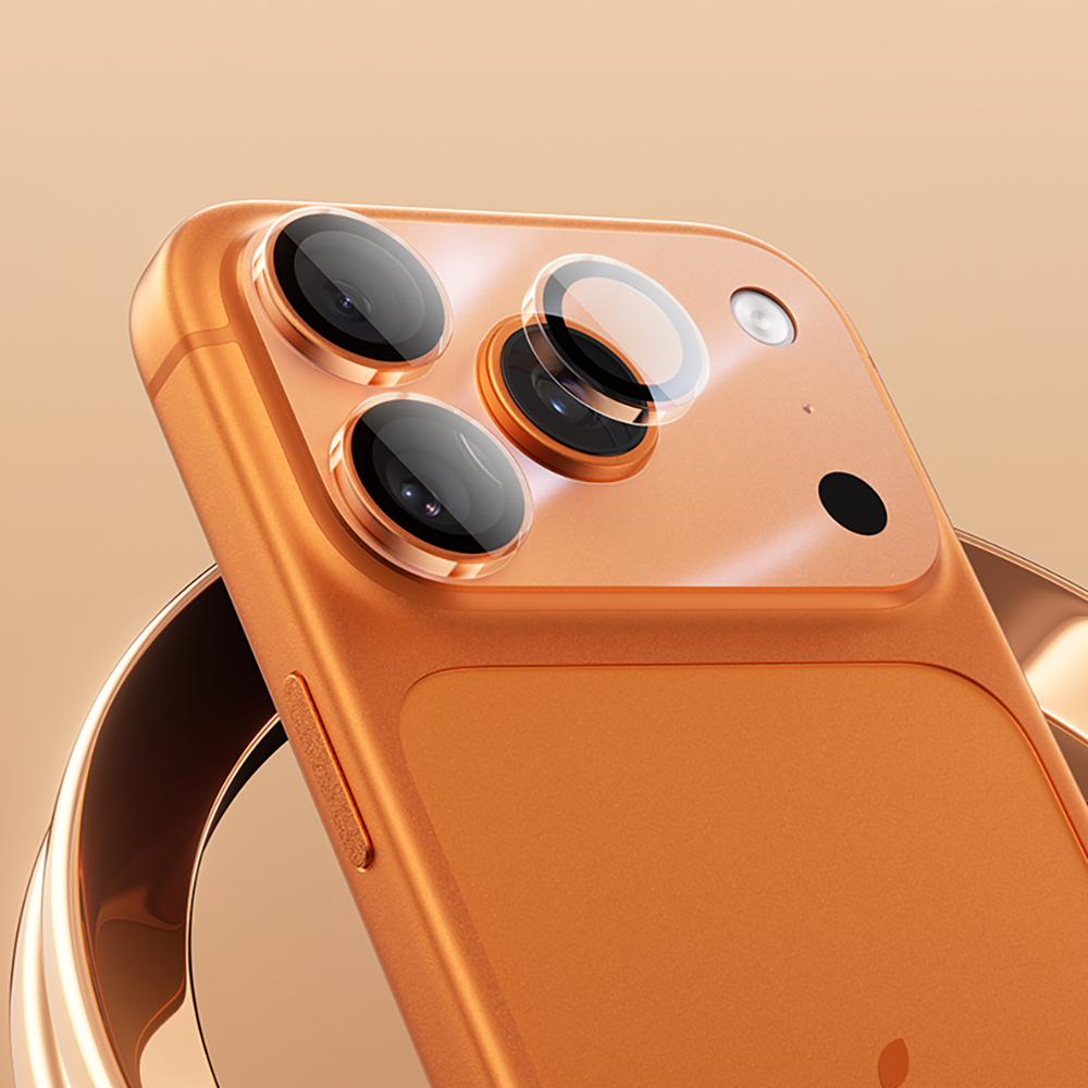 Apple iPhone 17 Pro Uyumlu Benks Çizilmelere Karşı Dayanıklı 0.35mm Mat Kamera Full Lens Koruyucu - 6