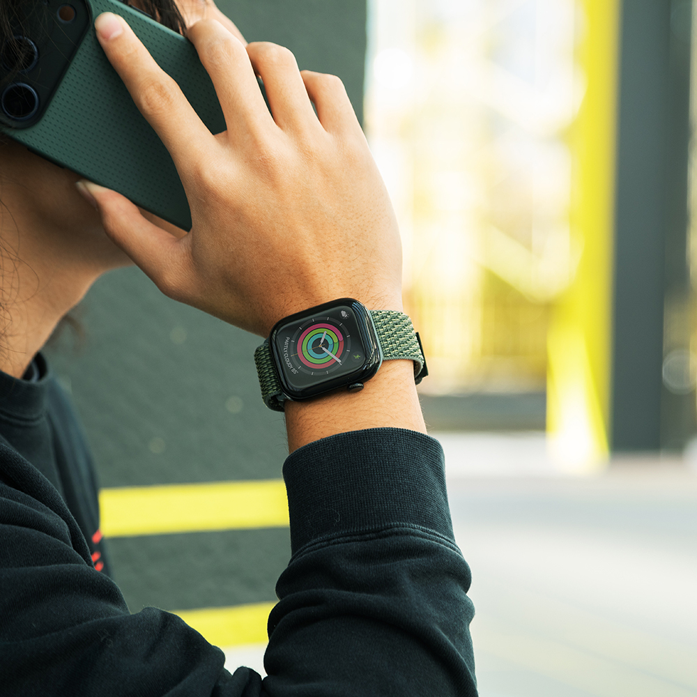 Apple Watch 42mm Uyumlu Native Union Active Watch Loop Serisi Hasır Kordon - 3