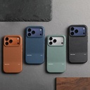 Apple iPhone 17 Pro Uyumlu Kılıf M-safe Şarj Özellikli Deri Dokulu Native Union RE Classic Serisi Kapak - 1