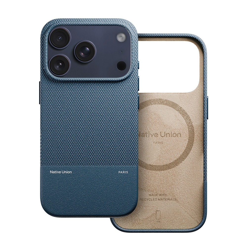 Apple iPhone 17 Pro Uyumlu Kılıf M-safe Şarj Özellikli Deri Dokulu Native Union RE Classic Serisi Kapak - 2