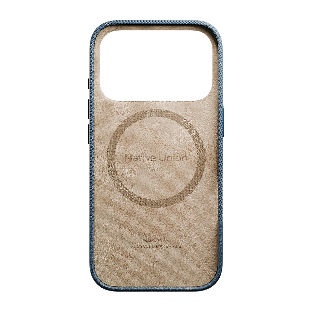 Apple iPhone 17 Pro Uyumlu Kılıf M-safe Şarj Özellikli Deri Dokulu Native Union RE Classic Serisi Kapak - 6