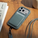 Apple iPhone 17 Pro Uyumlu Kılıf M-safe Şarj Özellikli Deri Dokulu Native Union RE Classic Serisi Kapak - 10