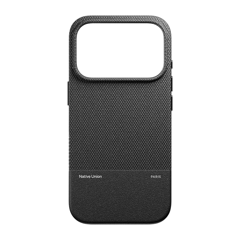 Apple iPhone 17 Pro Uyumlu Kılıf M-safe Şarj Özellikli Deri Dokulu Native Union RE Classic Serisi Kapak - 1