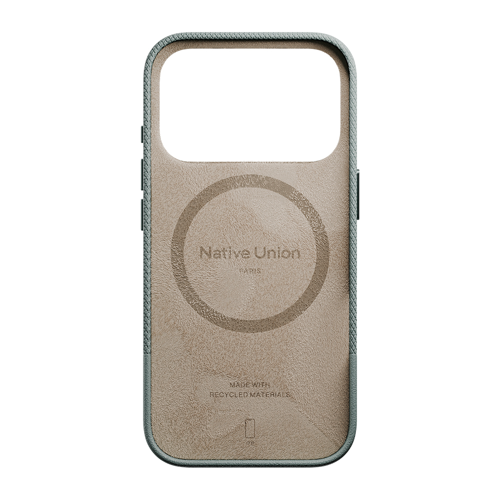 Apple iPhone 17 Pro Max Uyumlu Kılıf M-safe Şarj Özellikli Deri Dokulu Native Union RE Classic Serisi Kapak - 6