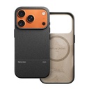 Apple iPhone 17 Pro Max Uyumlu Kılıf M-safe Şarj Özellikli Deri Dokulu Native Union RE Classic Serisi Kapak - 1