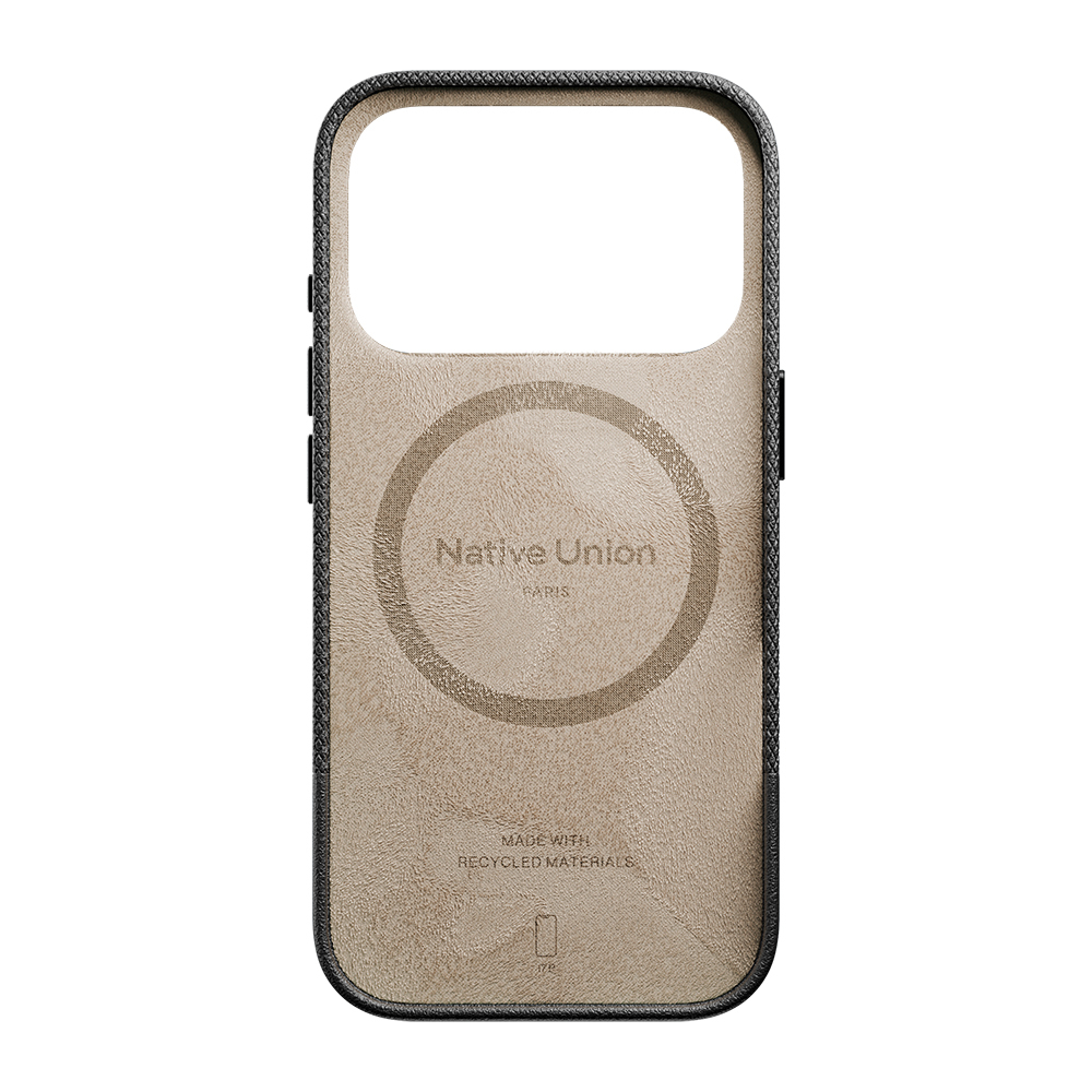 Apple iPhone 17 Pro Max Uyumlu Kılıf M-safe Şarj Özellikli Deri Dokulu Native Union RE Classic Serisi Kapak - 6