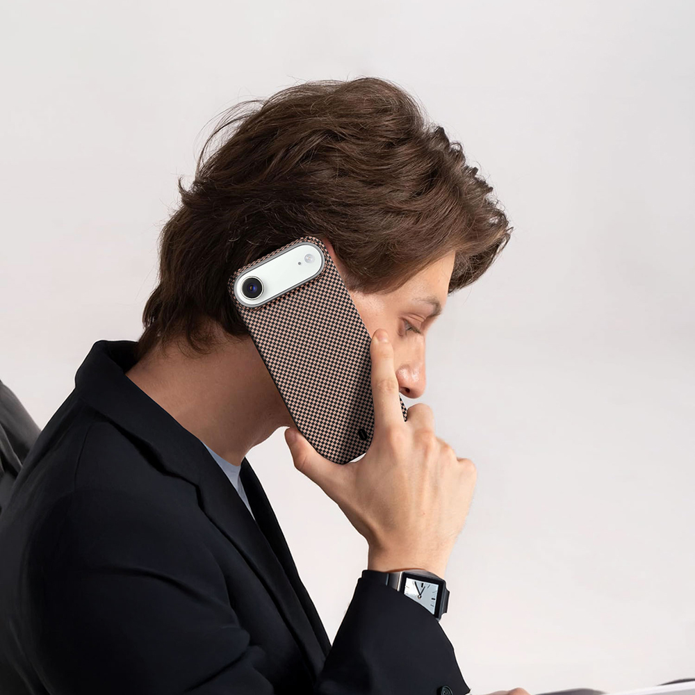 Apple iPhone 17 Air Uyumlu Kılıf M-safe Şarj Özellikli Wiwu DCC-208 Aramid Armor Kapak - 4