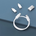 Lenyes LB601 6in1 Type-C to Type-C Kablolu 60W Çevirici Adaptör Seti Standlı Saklama Kutusu - 1