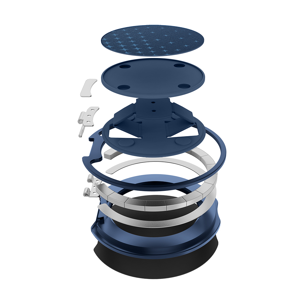 Raptic FreeFlow Serenity Serisi 360 Derece Dönebilen Magnetik Ring Stand Telefon Tutucu - 3