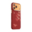 Apple iPhone 17 Pro Uyumlu Kılıf M-safe Şarj Özellikli Raptic Aramid Skin Chivalry Serisi Kapak - 2