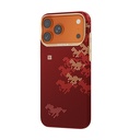 Apple iPhone 17 Pro Max Uyumlu Kılıf M-safe Şarj Özellikli Raptic Aramid Skin Chivalry Serisi Kapak - 1