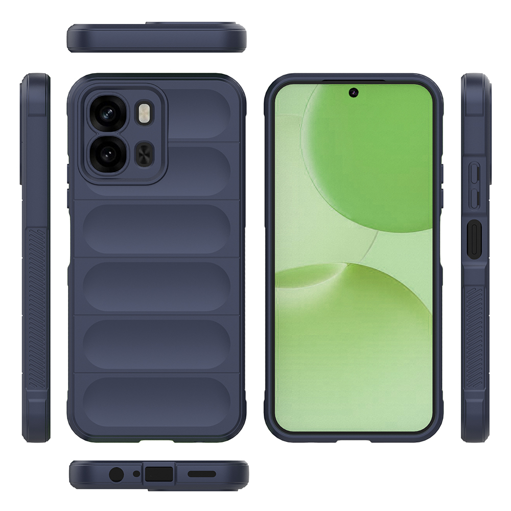 Oppo A6T Kılıf Esnek TPU Oyuklu Arka Yüzey Tasarımlı Zore Etnik Silikon Kapak - 5