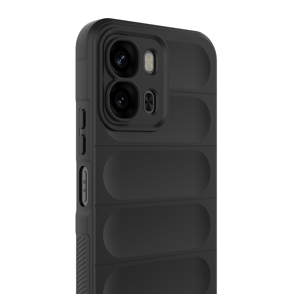 Oppo A6T Kılıf Esnek TPU Oyuklu Arka Yüzey Tasarımlı Zore Etnik Silikon Kapak - 1