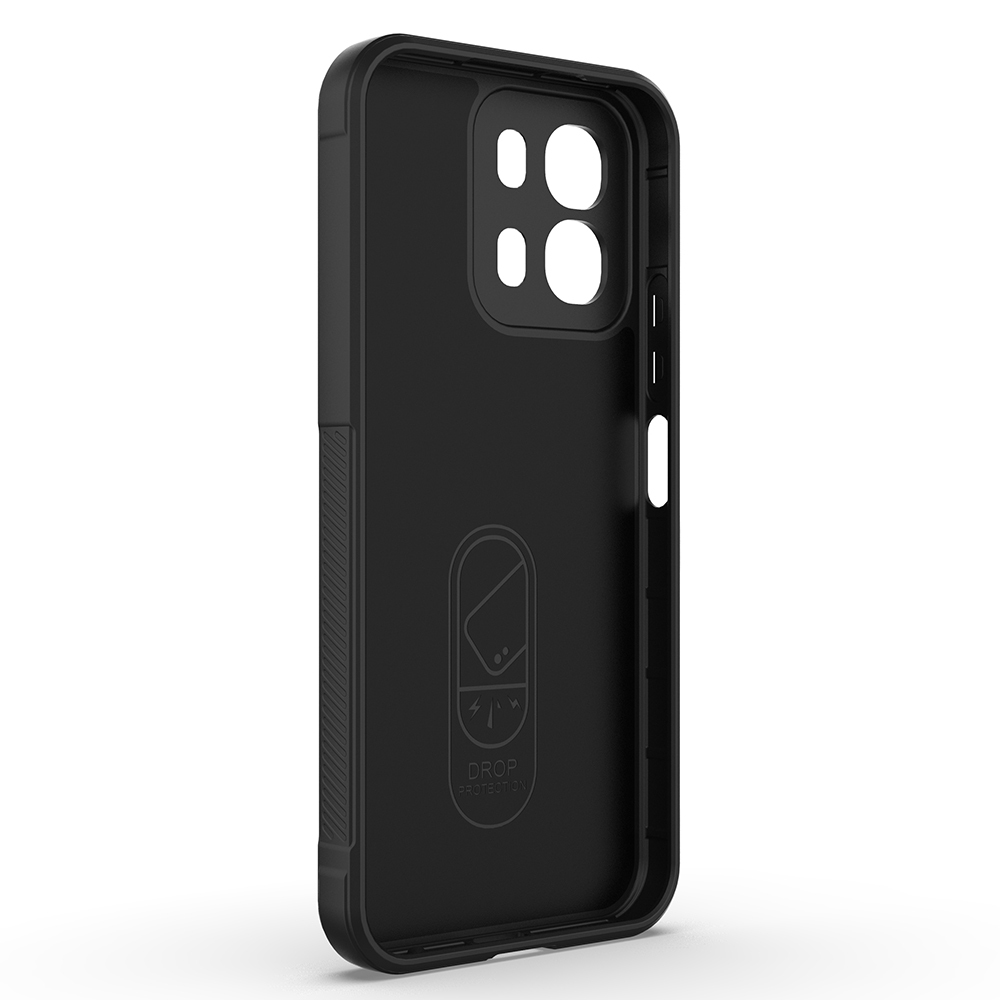Oppo A6T Kılıf Esnek TPU Oyuklu Arka Yüzey Tasarımlı Zore Etnik Silikon Kapak - 2