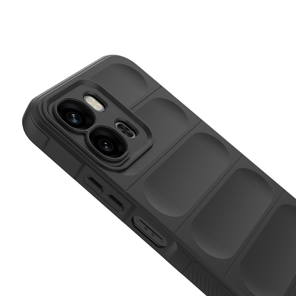 Oppo A6T Kılıf Esnek TPU Oyuklu Arka Yüzey Tasarımlı Zore Etnik Silikon Kapak - 4