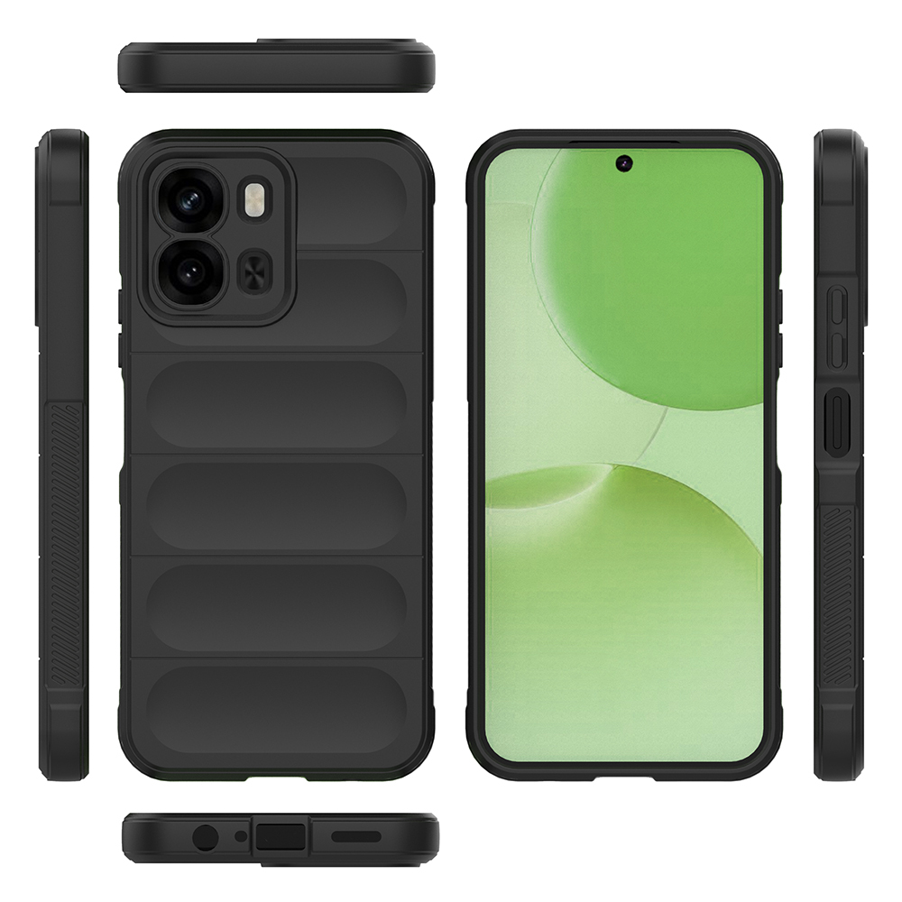 Oppo A6T Kılıf Esnek TPU Oyuklu Arka Yüzey Tasarımlı Zore Etnik Silikon Kapak - 10