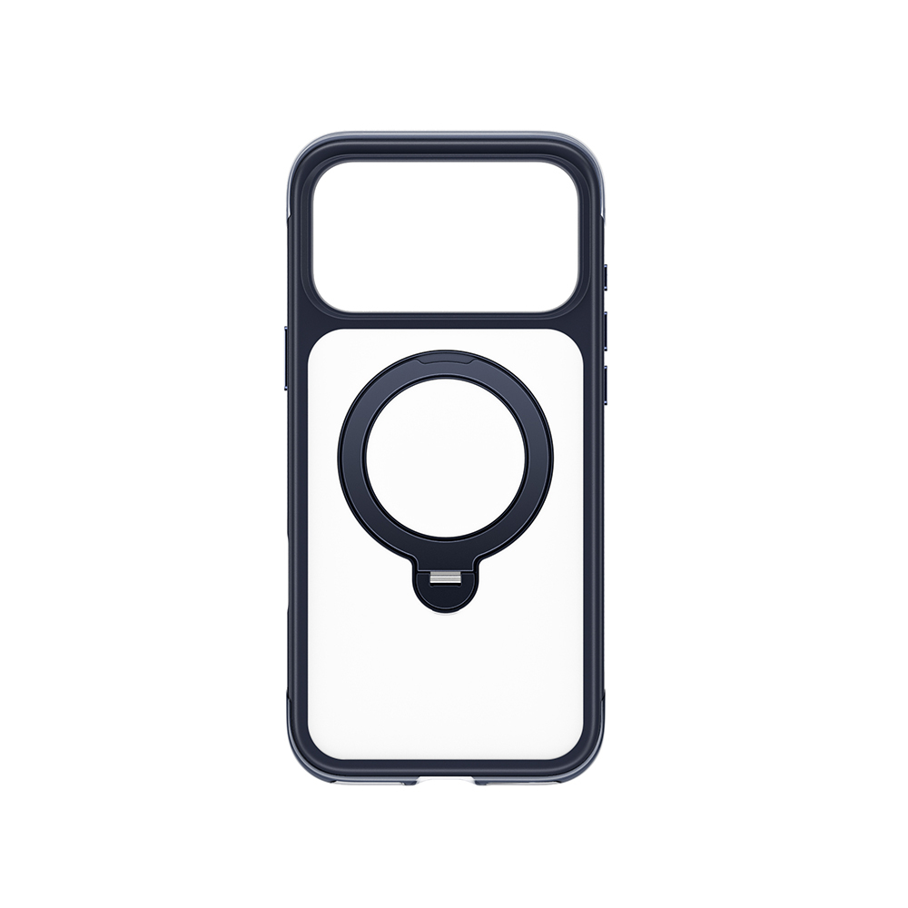 Apple iPhone 17 Pro Max Uyumlu Kılıf Wiwu AS-203 AeroShield Ultra Serisi M-safe Şarj Özellikli Airbag Tasarımlı Standlı Kapak - 3