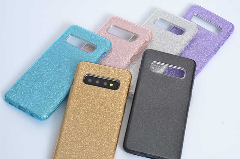Samsung Galaxy S10 Uyumlu Kılıf Zore Shining Silikon - 4