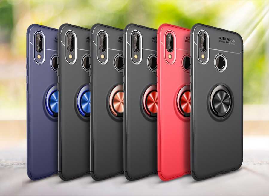 Huawei P20 Lite Uyumlu Kılıf Zore Ravel Silikon Kapak - 1