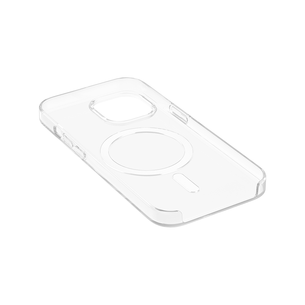 Apple iPhone 14 Uyumlu Kılıf IC Çipli Zore Wireless Şarj Özellikli Şeffaf Orjin Kapak - 1