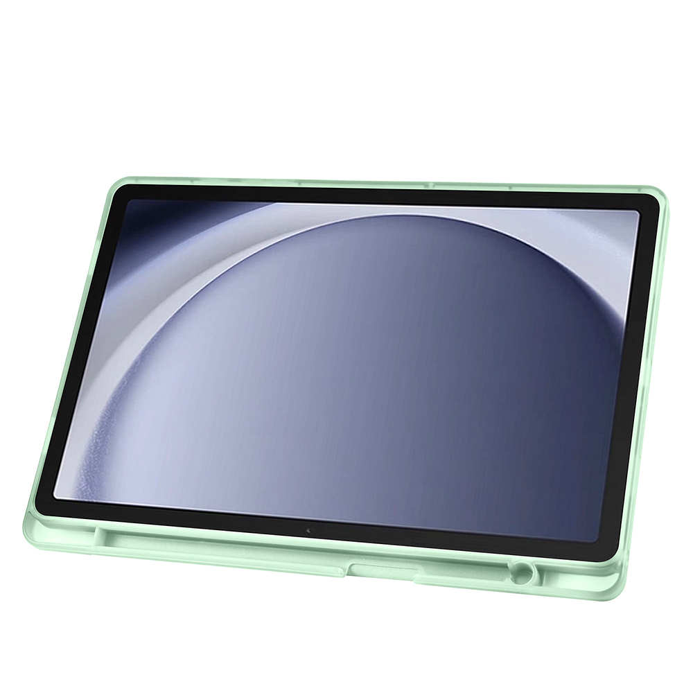 Samsung Galaxy Tab A11 Plus Uyumlu Kılıf Zore Tri Folding Kalem Bölmeli Standlı Kılıf - 3