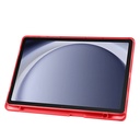 Samsung Galaxy Tab A11 Plus Uyumlu Kılıf Zore Tri Folding Kalem Bölmeli Standlı Kılıf - 25