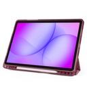 Samsung Galaxy Tab A11 Plus Uyumlu Kılıf Zore Tri Folding Kalem Bölmeli Standlı Kılıf - 59