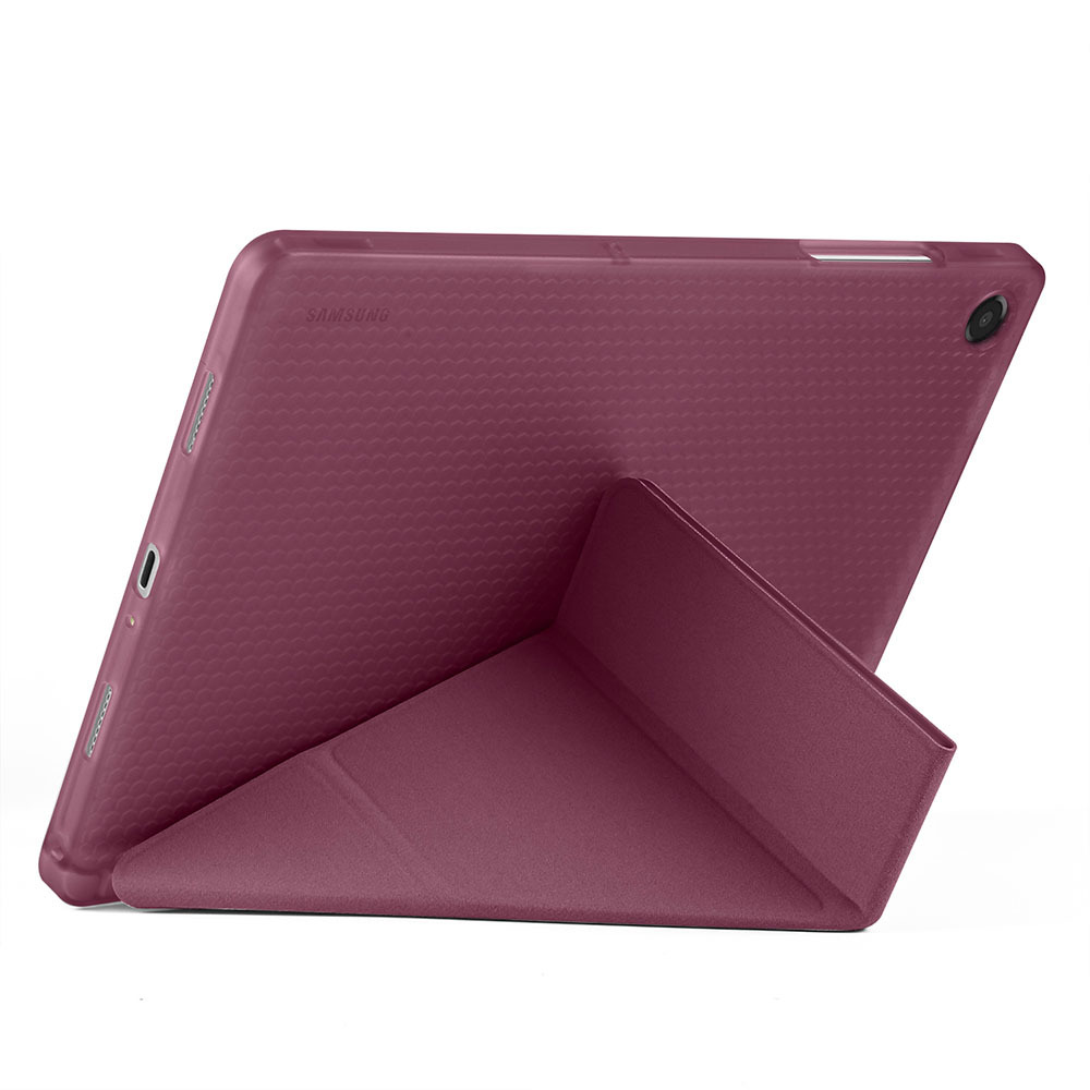Samsung Galaxy Tab A11 Plus Uyumlu Kılıf Zore Tri Folding Kalem Bölmeli Standlı Kılıf - 61