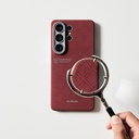 Samsung Galaxy S26 Ultra Uyumlu Kılıf M-safe Şarj Özellikli Aramid Fiber Pitaka Harvard University Serisi Kapak - 5