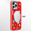 Apple iPhone 15 Pro Max Uyumlu Kılıf Magsafe Şarj Özellikli Youngkit Quicksand Beads Serisi Kapak - 7