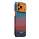 Apple iPhone 17 Pro Max Uyumlu Kılıf M-safe Şarj Özellikli Aramid Fiber Pitaka Sunset 2.0 California Dream Serisi Kapak - 1