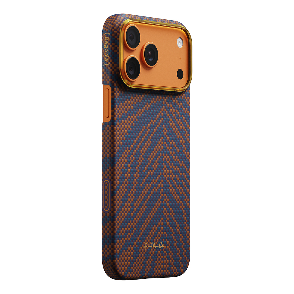 Apple iPhone 17 Pro Max Uyumlu Kılıf M-safe Şarj Özellikli Aramid Fiber Pitaka Breath of Veins Serisi Kapak - 1
