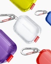 Apple Airpods Pro 2 Uyumlu Kılıf SkinArma Şeffaf Renkli Airbagli Tasarım Saido Kılıf