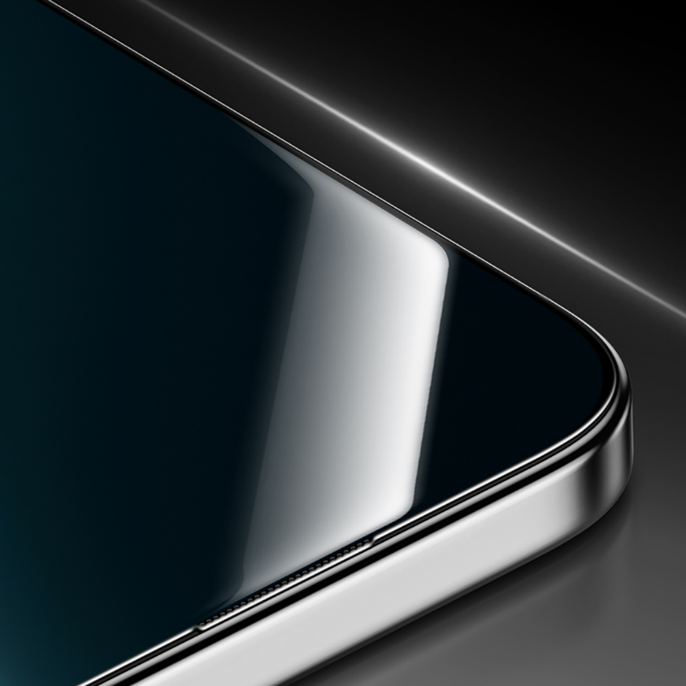 Apple iPhone 16 Pro Max Uyumlu Benks Glass Warrior HD 0.3mm Ultra İnce 0.9mm Kenarları Güçlendirilmiş Cam Ekran Koruyucu + Kolay Uygulama Aparatlı - 6