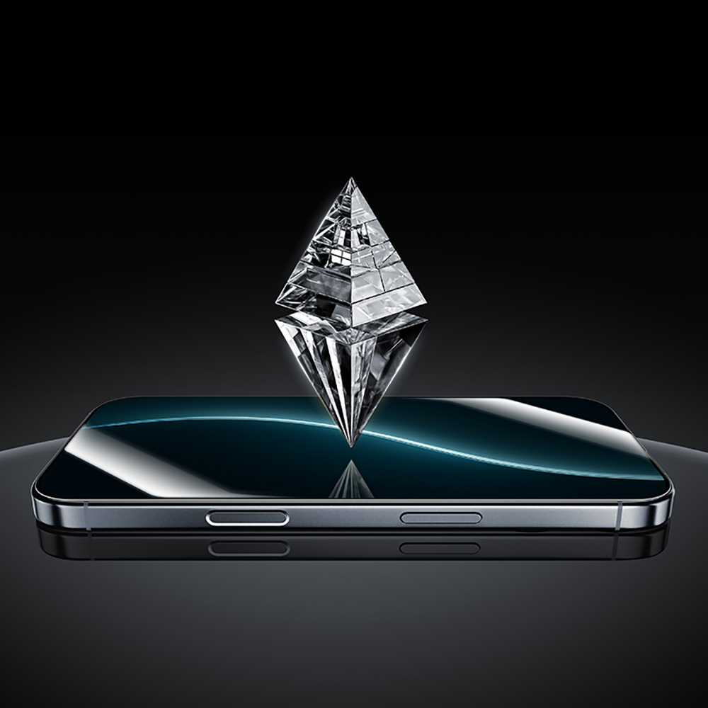 Apple iPhone 16 Pro Max Uyumlu Benks Glass Warrior HD 0.3mm Ultra İnce 0.9mm Kenarları Güçlendirilmiş Cam Ekran Koruyucu + Kolay Uygulama Aparatlı - 10