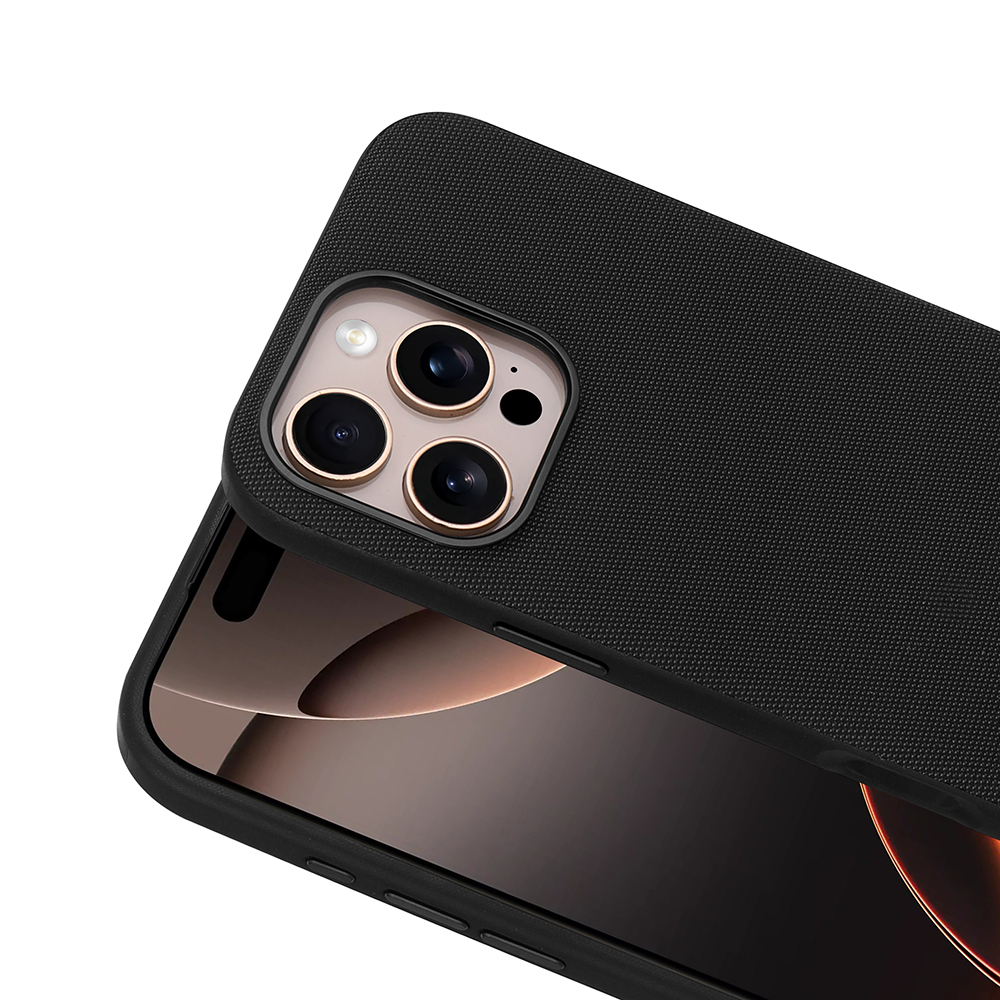 Apple iPhone 16 Pro Uyumlu Kılıf M-Safe Şarj Özellikli Kumaş Tasarımlı Zore Miami Sert PC Kapak - 2