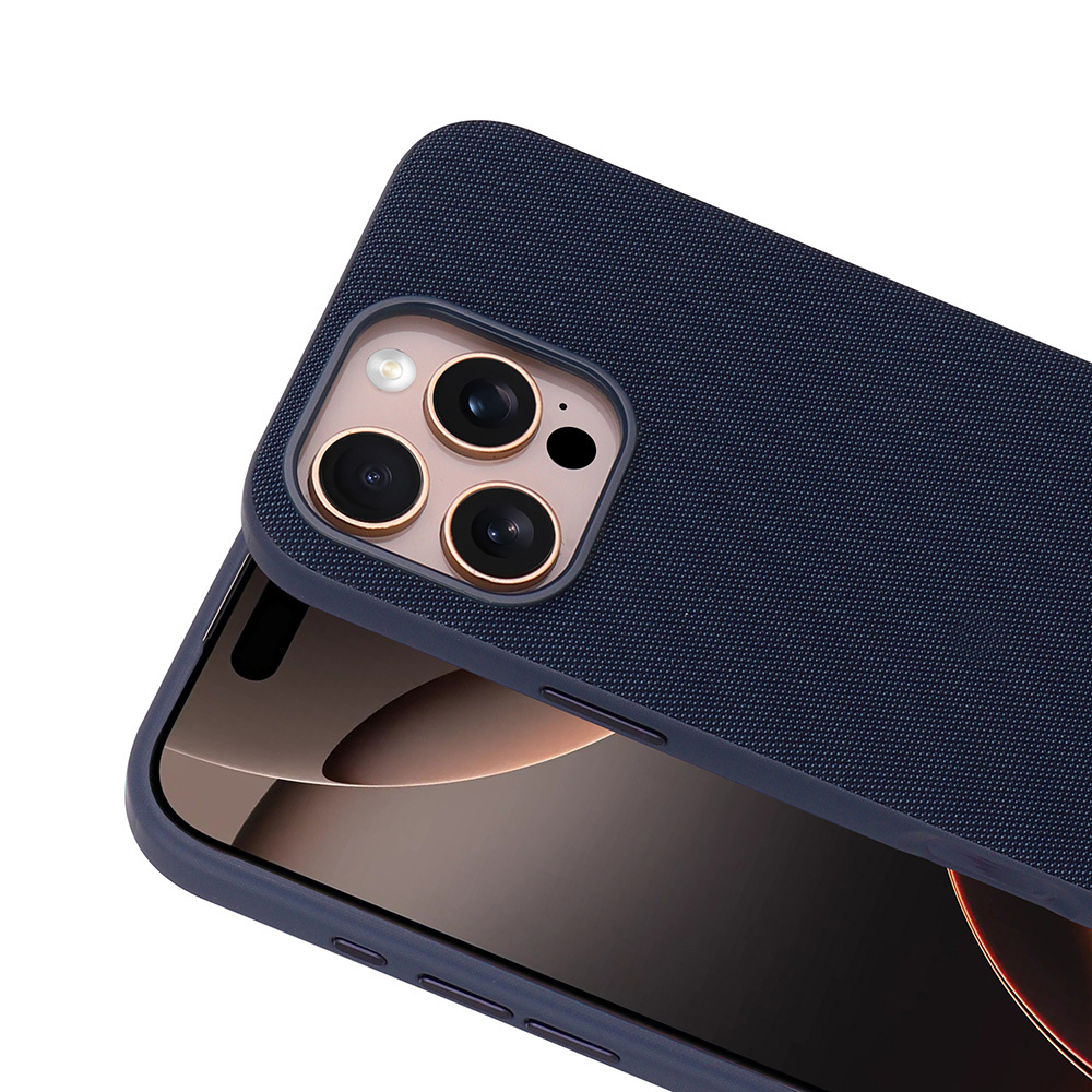 Apple iPhone 16 Pro Max Uyumlu Kılıf M-Safe Şarj Özellikli Kumaş Tasarımlı Zore Miami Sert PC Kapak - 2