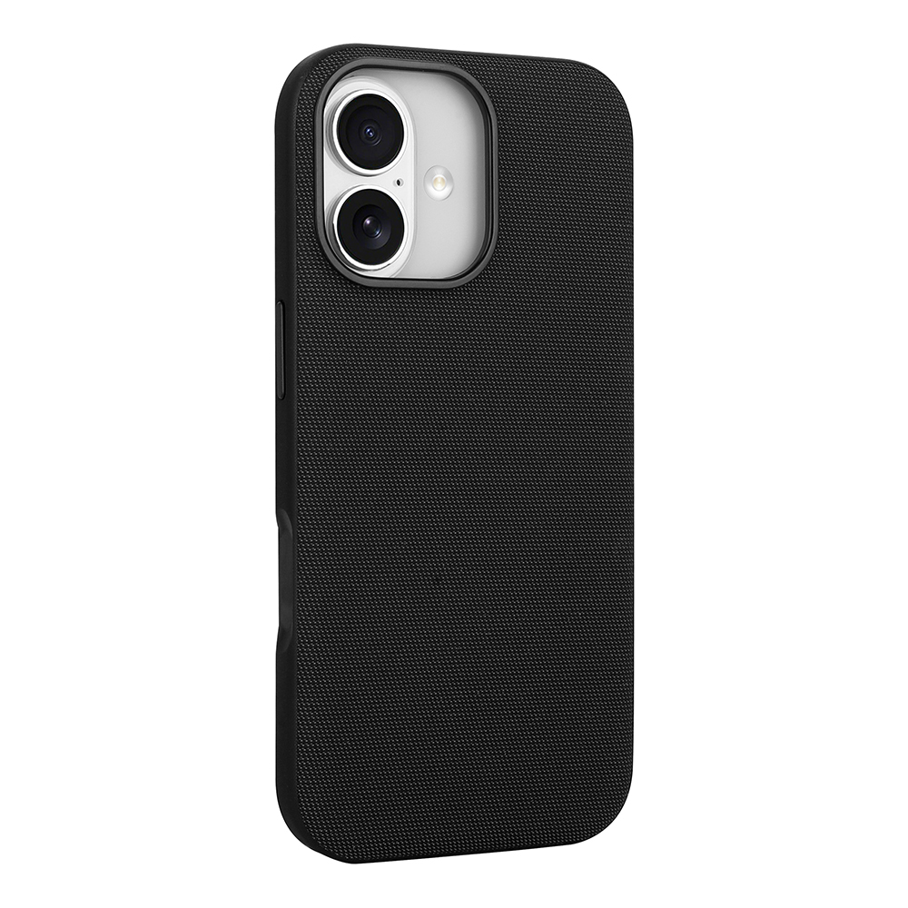 Apple iPhone 17 Uyumlu Kılıf M-Safe Şarj Özellikli Kumaş Tasarımlı Zore Miami Sert PC Kapak - 1