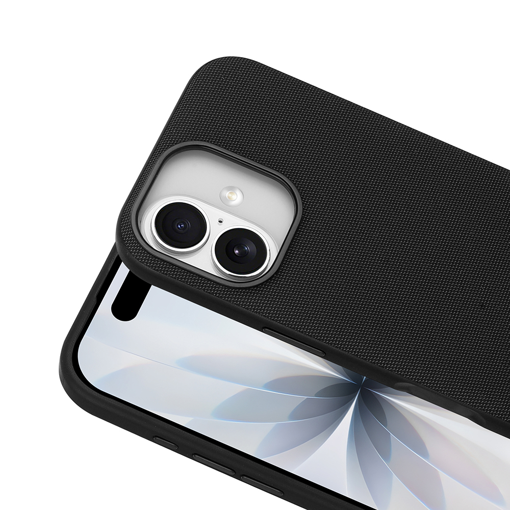 Apple iPhone 17 Uyumlu Kılıf M-Safe Şarj Özellikli Kumaş Tasarımlı Zore Miami Sert PC Kapak - 2