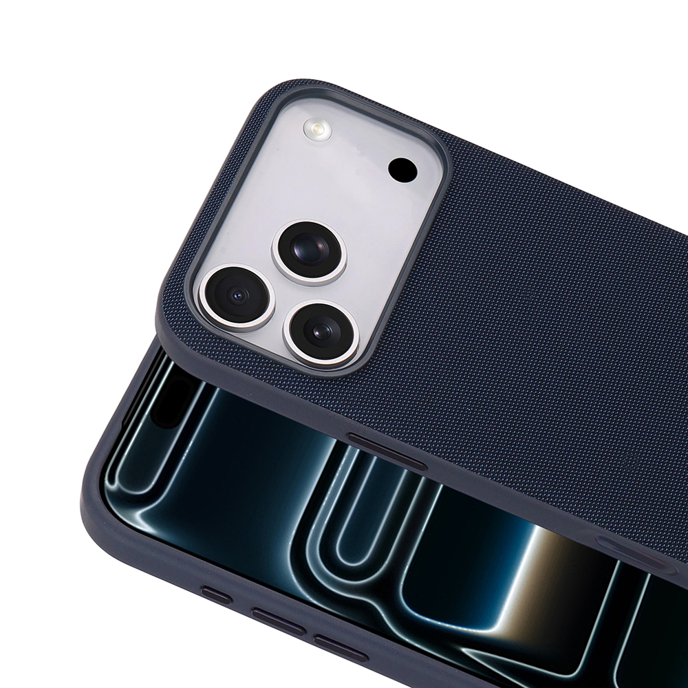 Apple iPhone 17 Pro Uyumlu Kılıf M-Safe Şarj Özellikli Kumaş Tasarımlı Zore Miami Sert PC Kapak - 2