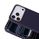 Apple iPhone 17 Pro Uyumlu Kılıf M-Safe Şarj Özellikli Kumaş Tasarımlı Zore Miami Sert PC Kapak - 2