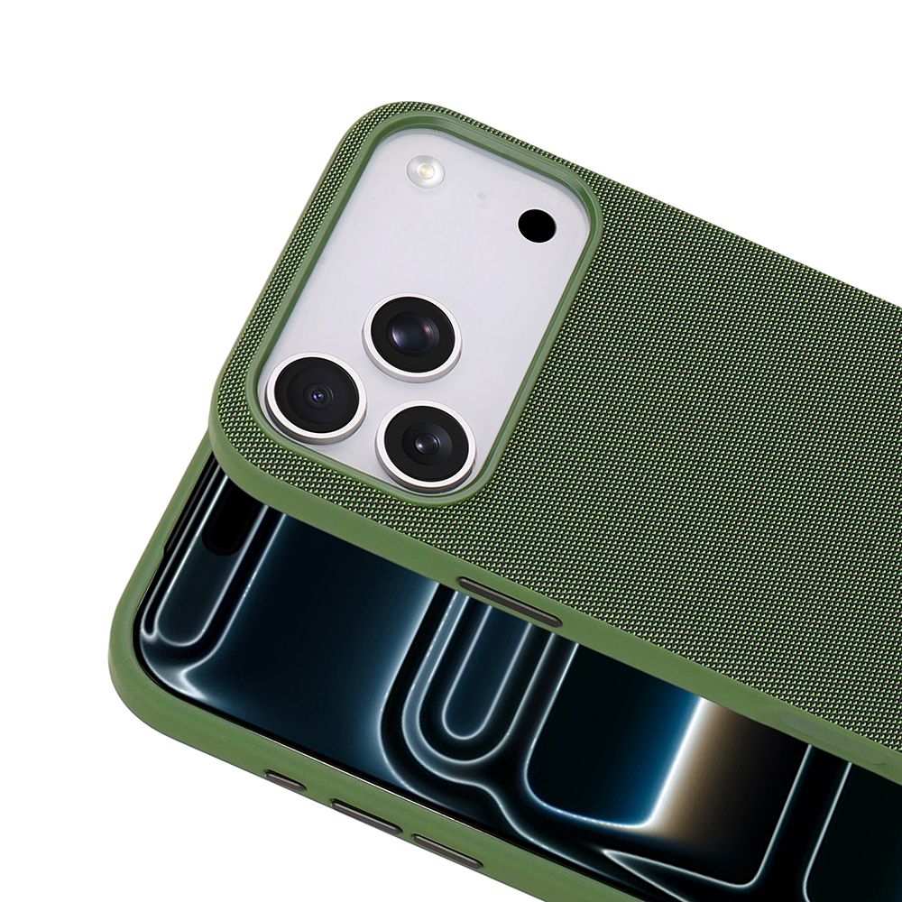 Apple iPhone 17 Pro Uyumlu Kılıf M-Safe Şarj Özellikli Kumaş Tasarımlı Zore Miami Sert PC Kapak - 2