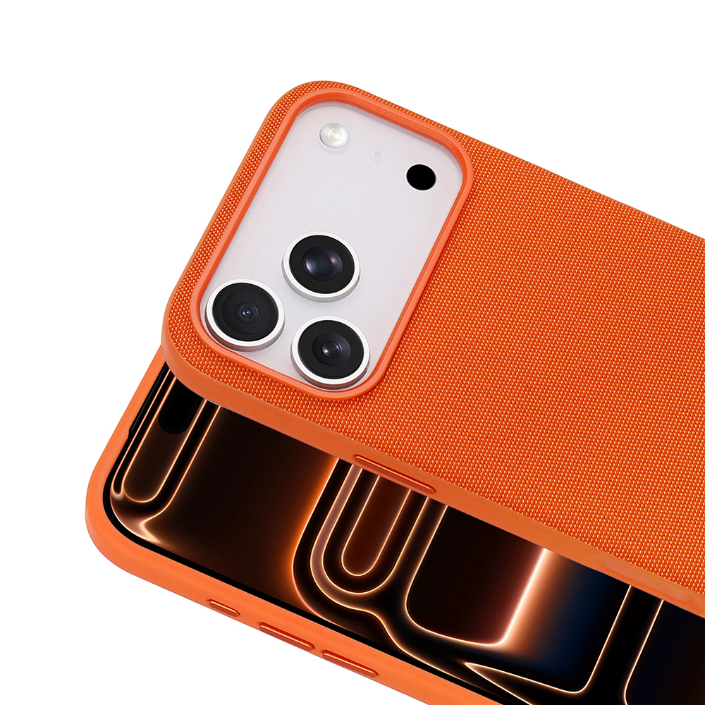 Apple iPhone 17 Pro Max Uyumlu Kılıf M-Safe Şarj Özellikli Kumaş Tasarımlı Zore Miami Sert PC Kapak - 2