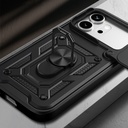 Honor 600 Pro 5G Kılıf Magnetik Standlı Kamera Korumalı Zore Sürgülü Vega Kapak - 4