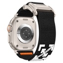 Apple Watch 7 45mm Uyumlu Zore KRD-154 Naylon Kumaş Hasır Örgülü Kordon - 2